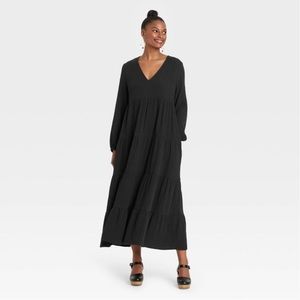 Boho maxi dress size large NWT